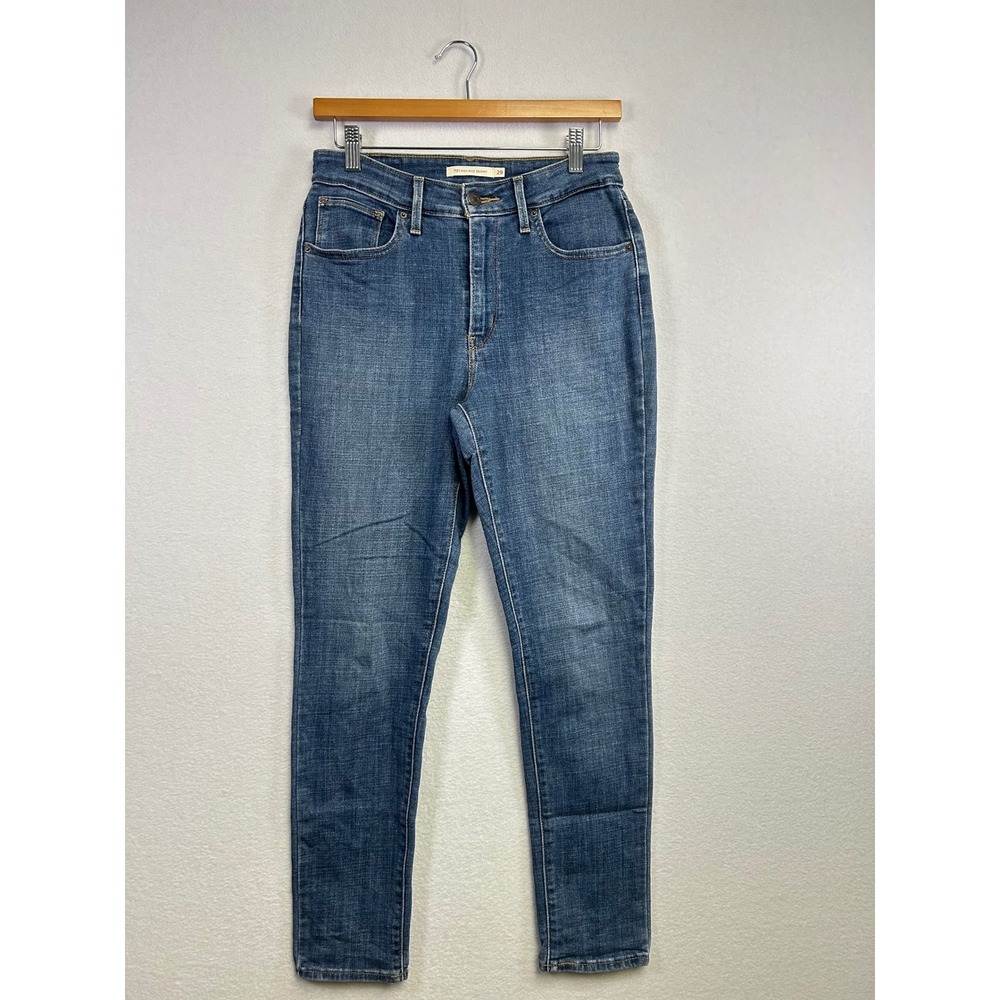 Levi Strauss 721 High Rise Skinny Jeans Medium Wash Size 29